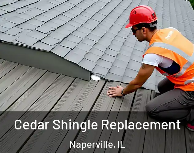  Cedar Shingle Replacement Naperville, IL