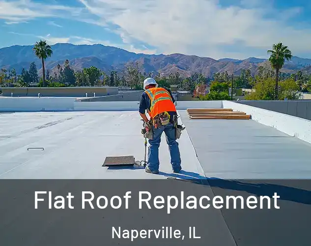  Flat Roof Replacement Naperville, IL