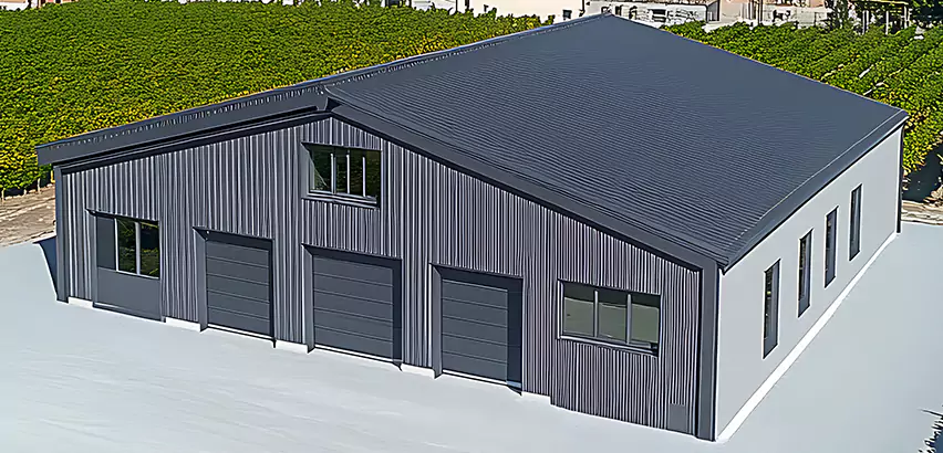Corrugated Garage Roof Repair in Naperville