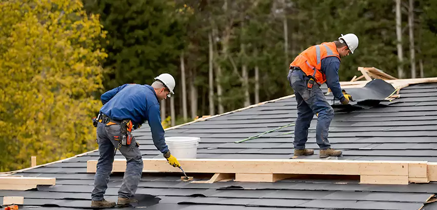 Garage Felt Roof Replacement in Naperville