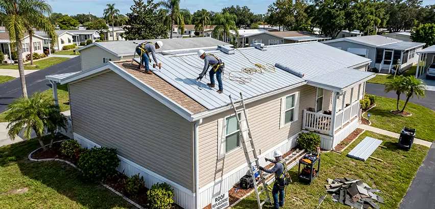 Mobile Home Metal Roof Replacement in Naperville