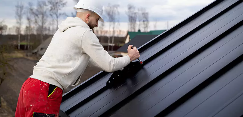 Tin Roof Ridge Cap Installation in Naperville