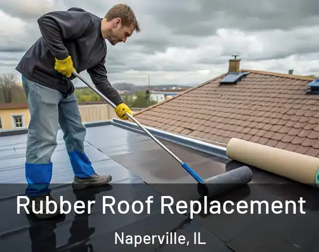  Rubber Roof Replacement Naperville, IL