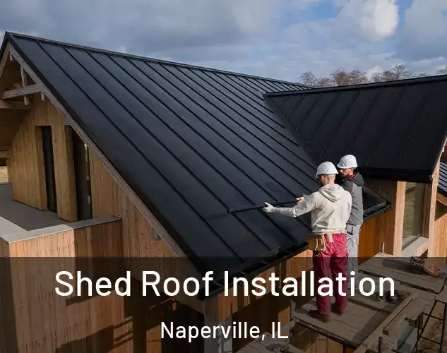  Shed Roof Installation Naperville, IL